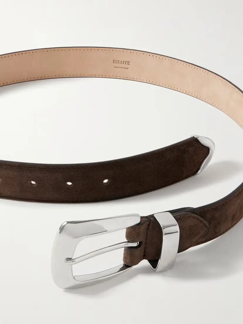 Khaite Benny Suede Belt | Thumbnail 3