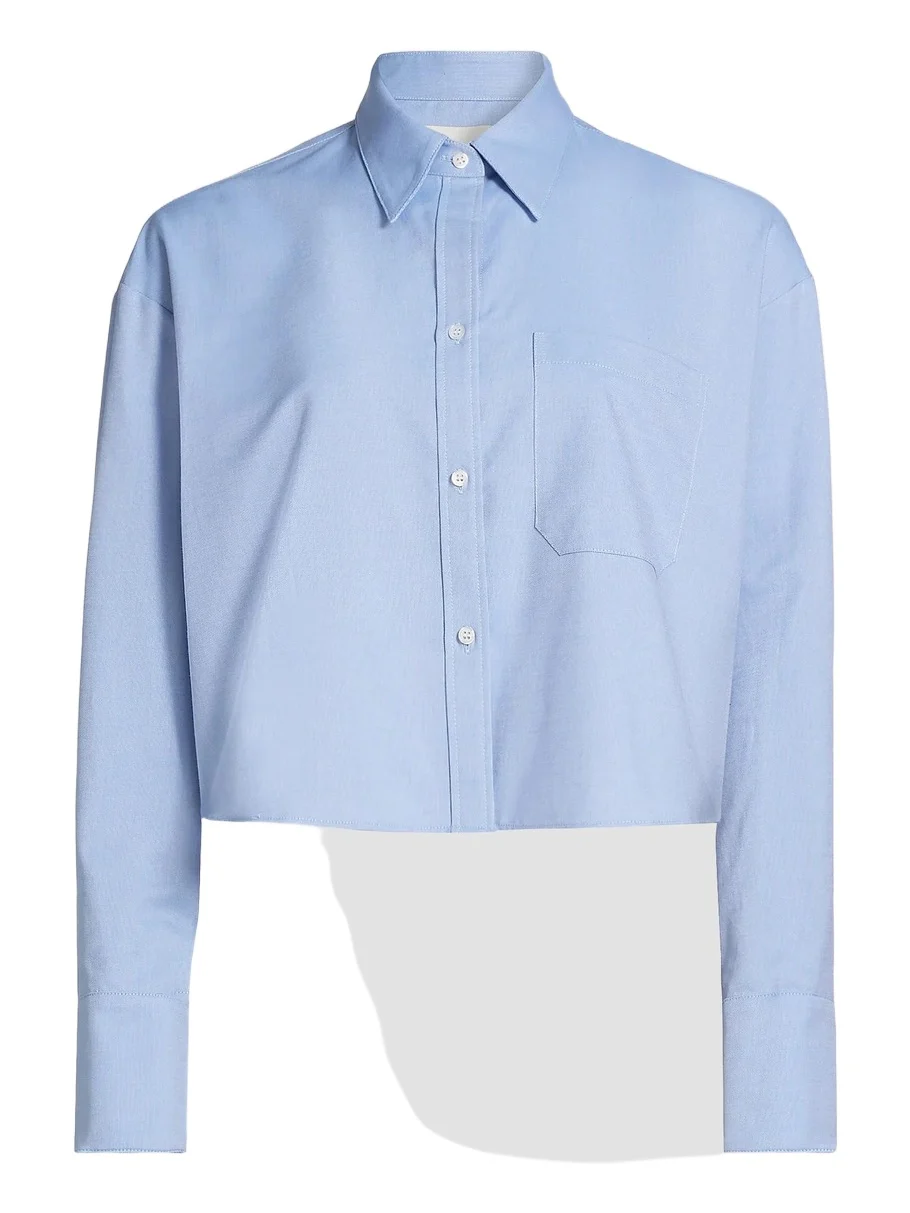 TWP Women's Little Big Joe Cropped Oxford Shirt