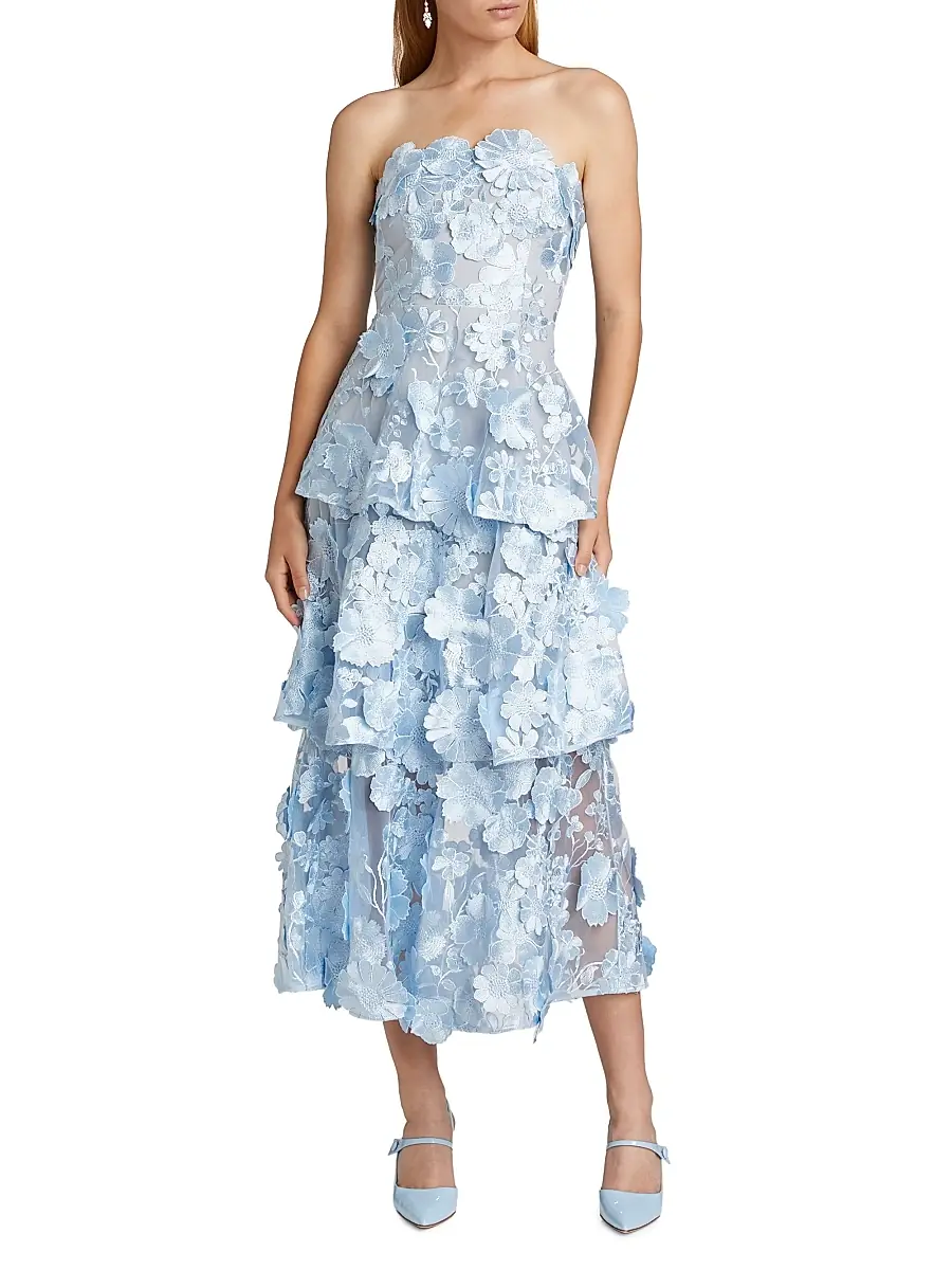 Elliatt Women's Elevated Classics Selene Maxi Dress - Blue | Thumbnail 3