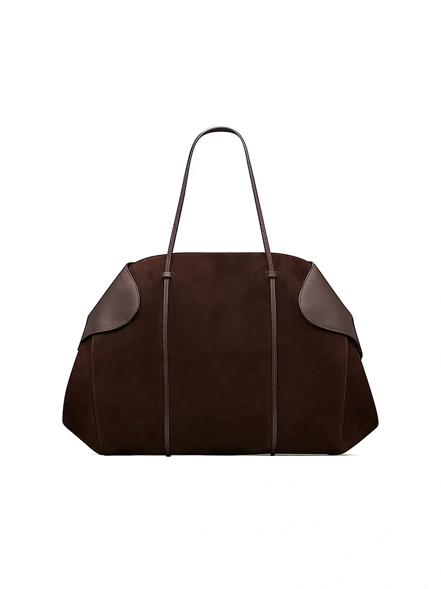 Neous Women's Berenices Leather & Suede Shoulder Bag - Dark Chocolate | Image 1 Neous Women's Berenices Leather & Suede Shoulder Bag - Dark Chocolate | Image 1