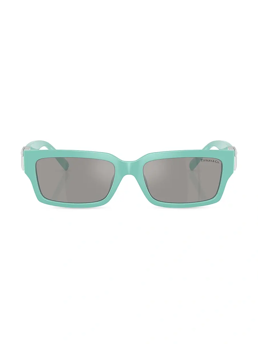 Tiffany & Co. Tiffany & Co. Women's Tiffany T 56MM Rectangular Sunglasses | Thumbnail 2 Tiffany & Co. Tiffany & Co. Women's Tiffany T 56MM Rectangular Sunglasses | Thumbnail 2