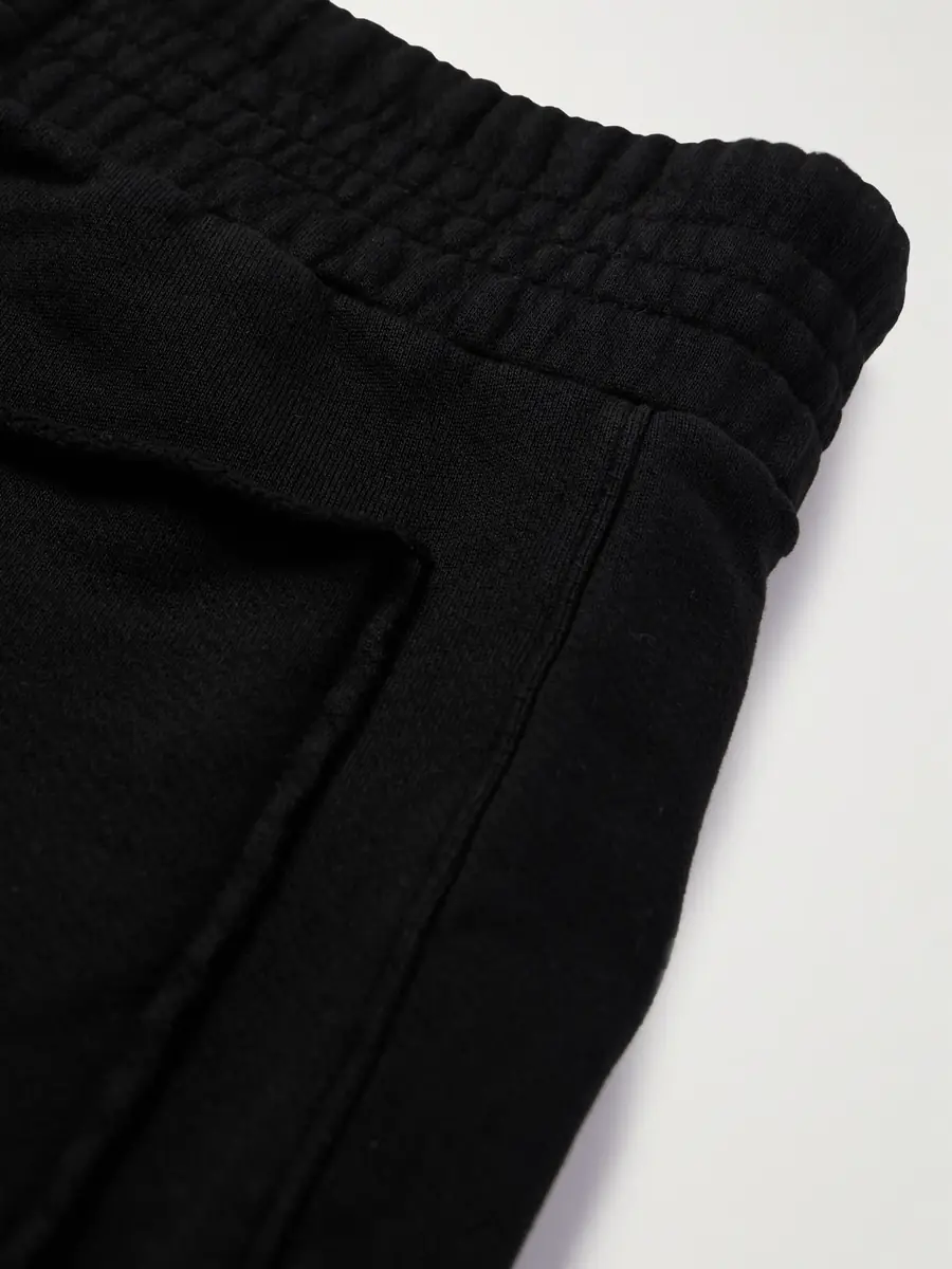 Les Tien Straight-Leg Heavyweight Structured-Fleece Cotton-Jersey Drawstring Shorts - Men | Thumbnail 4 Les Tien Straight-Leg Heavyweight Structured-Fleece Cotton-Jersey Drawstring Shorts - Men | Thumbnail 4