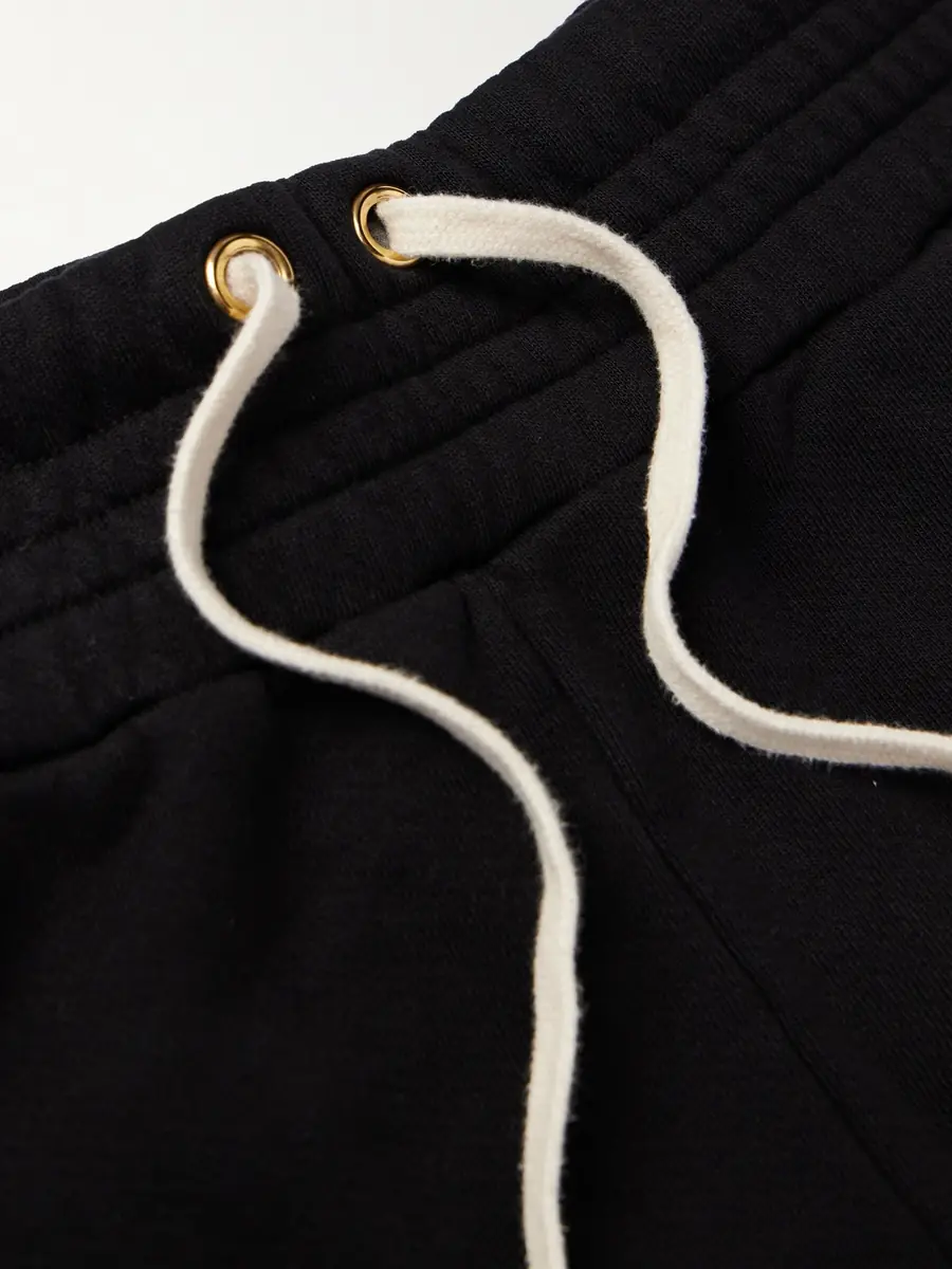 Les Tien Straight-Leg Heavyweight Structured-Fleece Cotton-Jersey Drawstring Shorts - Men | Thumbnail 5 Les Tien Straight-Leg Heavyweight Structured-Fleece Cotton-Jersey Drawstring Shorts - Men | Thumbnail 5