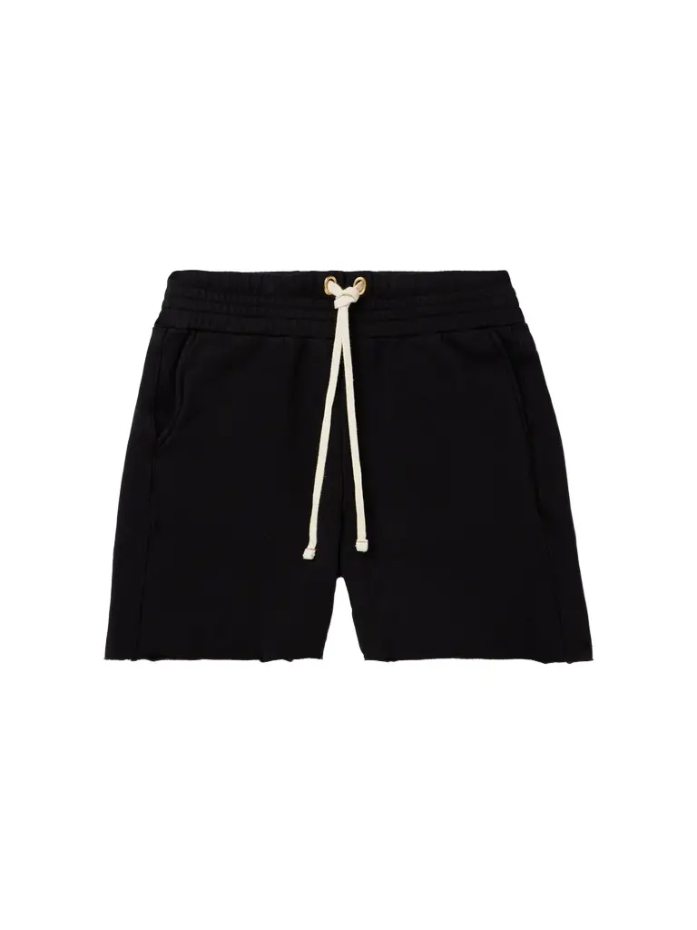 Les Tien Straight-Leg Heavyweight Structured-Fleece Cotton-Jersey Drawstring Shorts - Men
