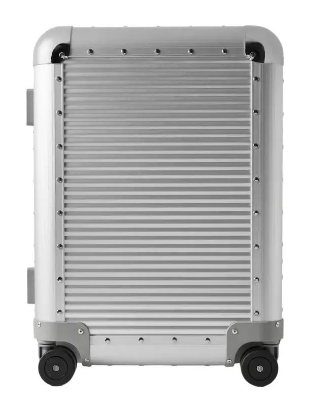 FPM Milano Bank Spinner 55cm Rubber-Trimmed Aluminium Suitcase - Men