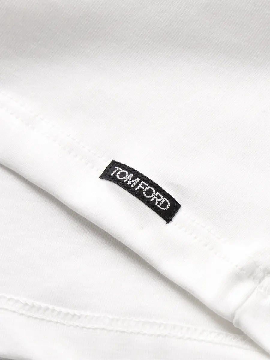 Tom Ford Stretch-Cotton Jersey Henley Pyjama T-Shirt - Men | Thumbnail 5 Tom Ford Stretch-Cotton Jersey Henley Pyjama T-Shirt - Men | Thumbnail 5