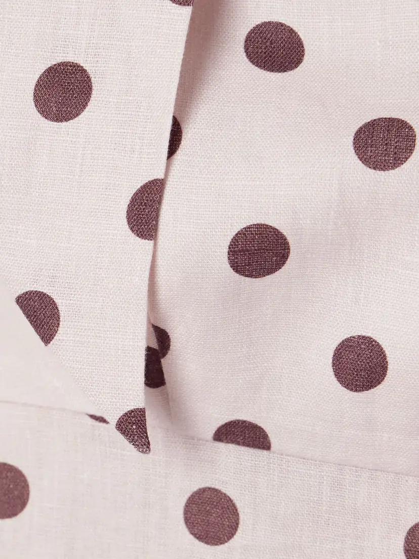 Zimmermann Acacia One-shoulder Bow-embellished Polka-dot Linen Midi Dress | Thumbnail 4 Zimmermann Acacia One-shoulder Bow-embellished Polka-dot Linen Midi Dress | Thumbnail 4
