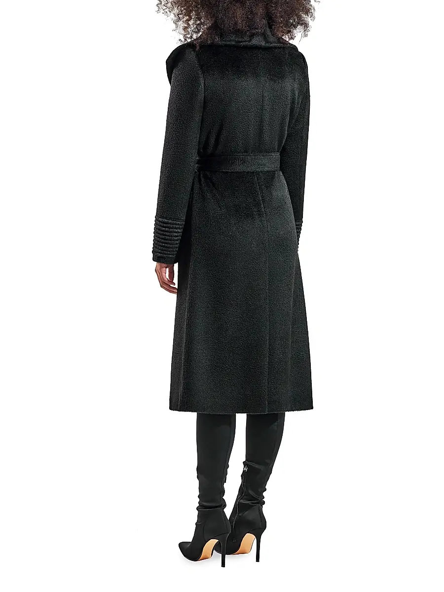 Sentaler Women's Belted Alpaca-Blend Wrap Coat | Thumbnail 5 Sentaler Women's Belted Alpaca-Blend Wrap Coat | Thumbnail 5