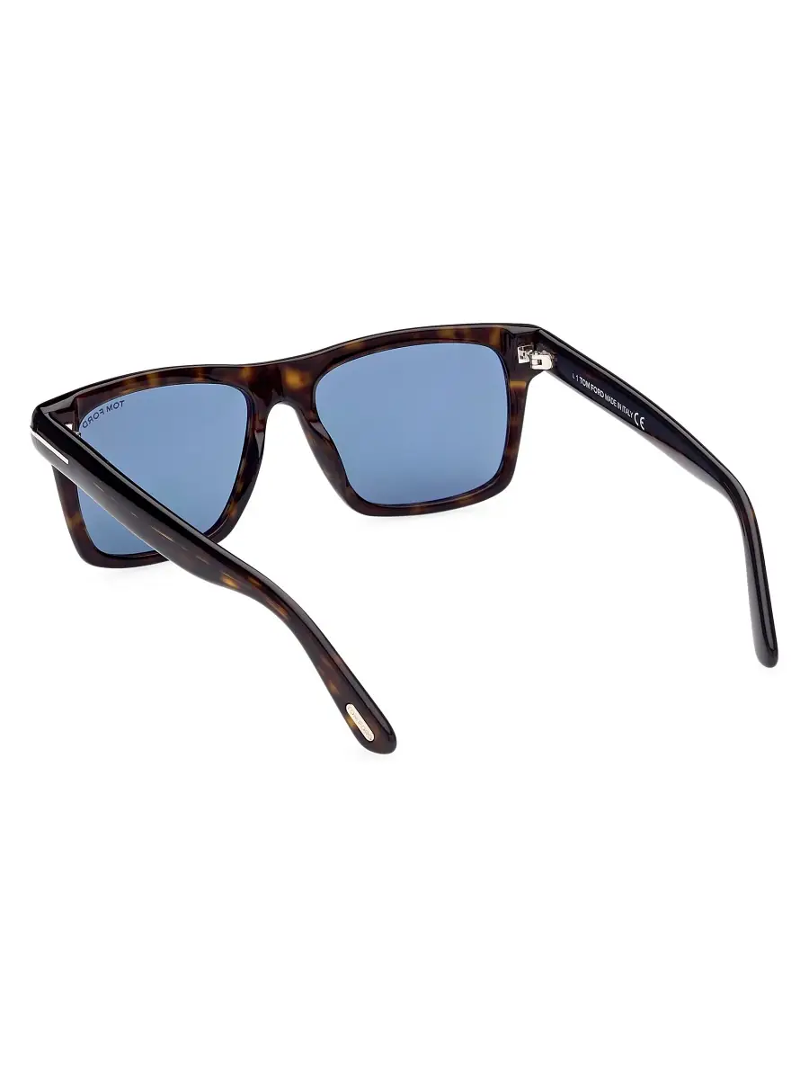 TOM FORD Men's Buckley-02 56MM Square Sunglasses - Havana | Thumbnail 4 TOM FORD Men's Buckley-02 56MM Square Sunglasses - Havana | Thumbnail 4