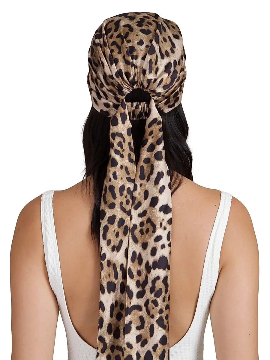 Eugenia Kim Women's Gigi Leopard Headscarf | Thumbnail 5 Eugenia Kim Women's Gigi Leopard Headscarf | Thumbnail 5