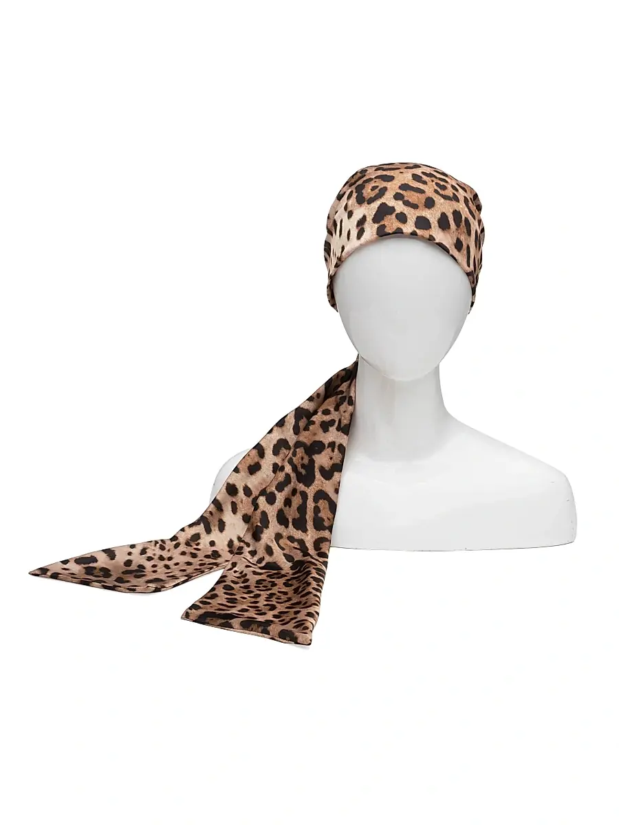 Eugenia Kim Women's Gigi Leopard Headscarf