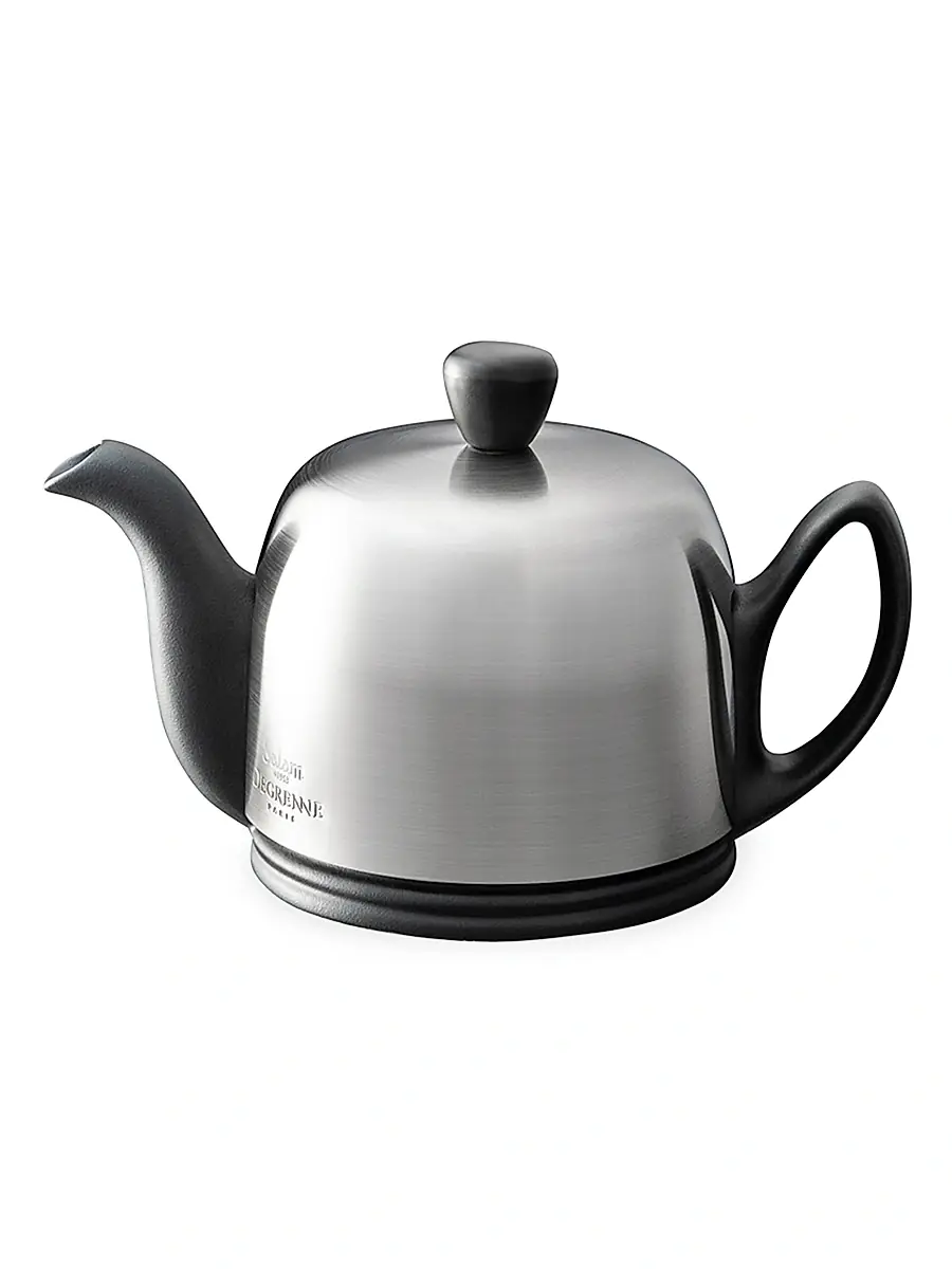Degrenne Paris Salam Tea Pot - Black Stainless Steel | Image 1 Degrenne Paris Salam Tea Pot - Black Stainless Steel | Image 1
