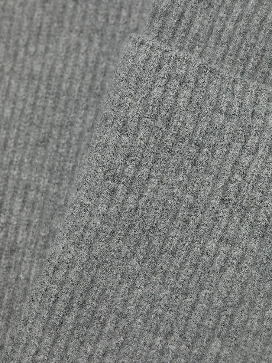 Toteme Women's Wool-Blend Rib-Knit Cardigan Coat - Grey Melange | Thumbnail 7 Toteme Women's Wool-Blend Rib-Knit Cardigan Coat - Grey Melange | Thumbnail 7