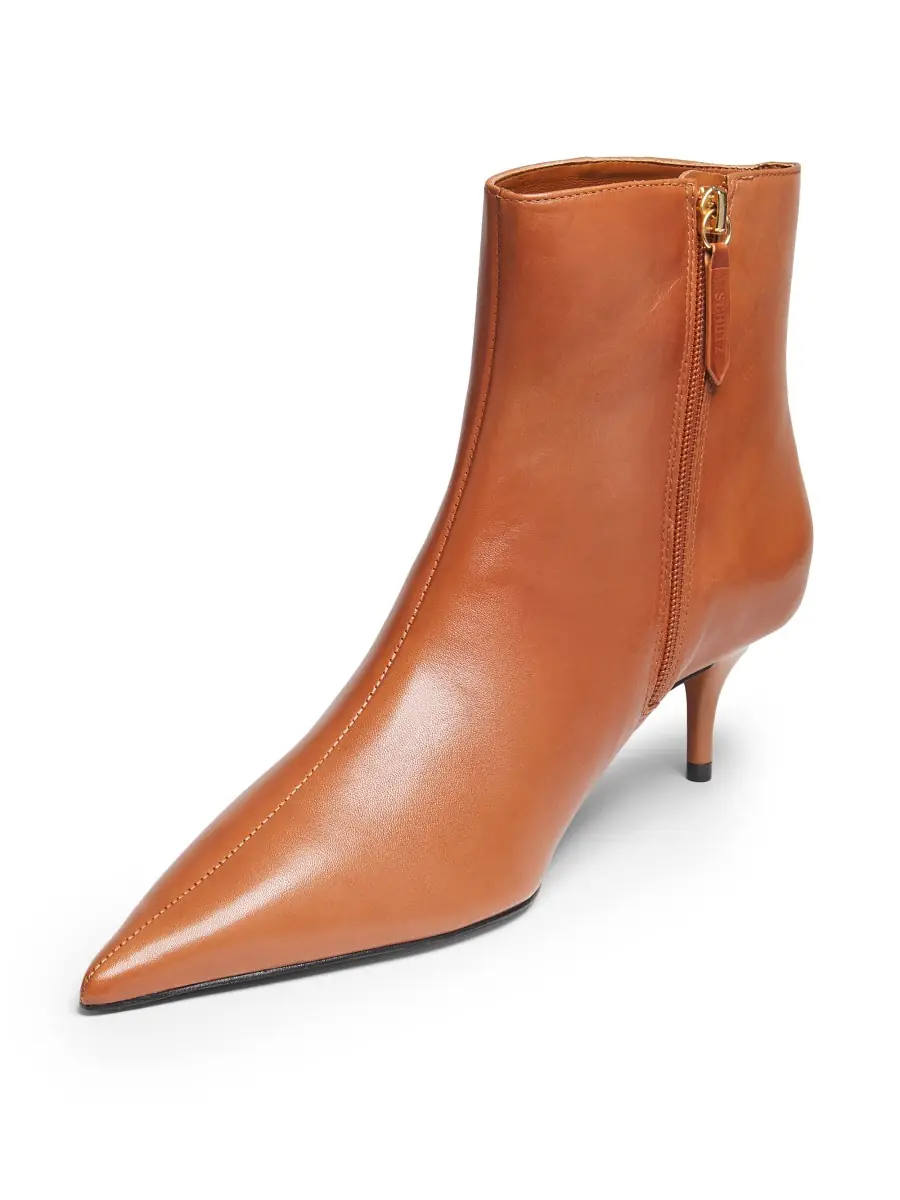 Schutz Women's Mikki Mid Leather Boots - Butter Scotch | Image 1 Schutz Women's Mikki Mid Leather Boots - Butter Scotch | Image 1