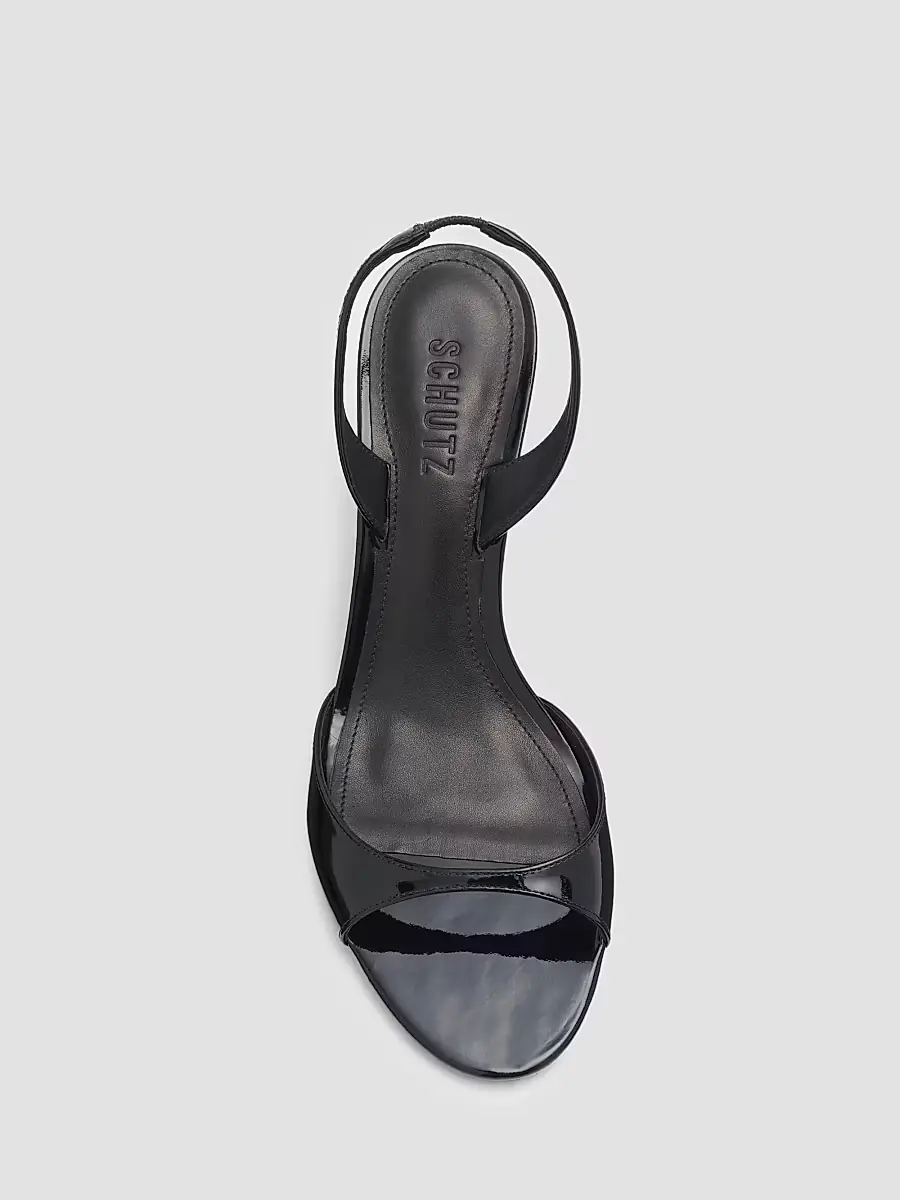 Schutz Women's Scarlett Sling Patent Leather Slingback Sandals | Thumbnail 5 Schutz Women's Scarlett Sling Patent Leather Slingback Sandals | Thumbnail 5