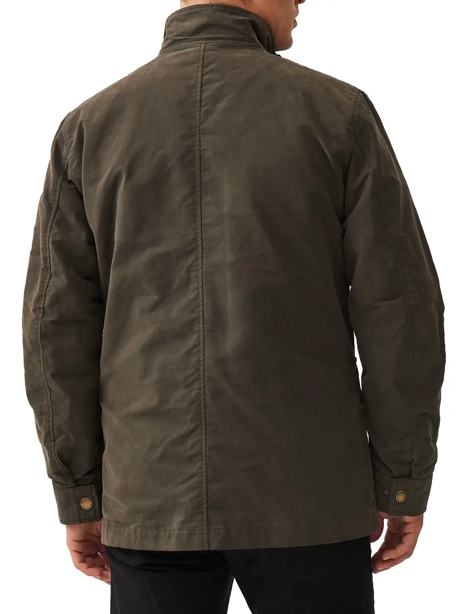 Rodd & Gunn Men's Aberdeen Waxed Cotton-Blend Jacket | Thumbnail 2