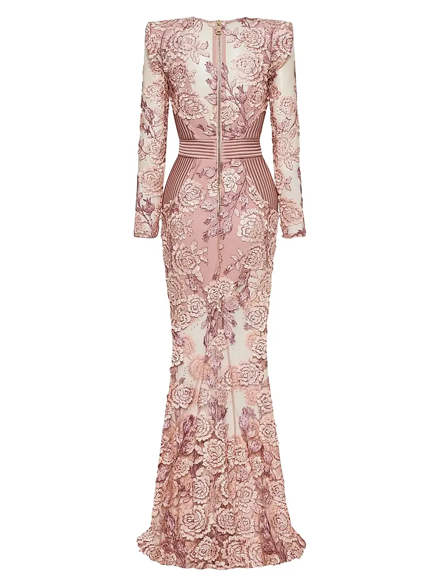Zhivago Women's The Beginning Floral Lace Gown | Thumbnail 2 Zhivago Women's The Beginning Floral Lace Gown | Thumbnail 2