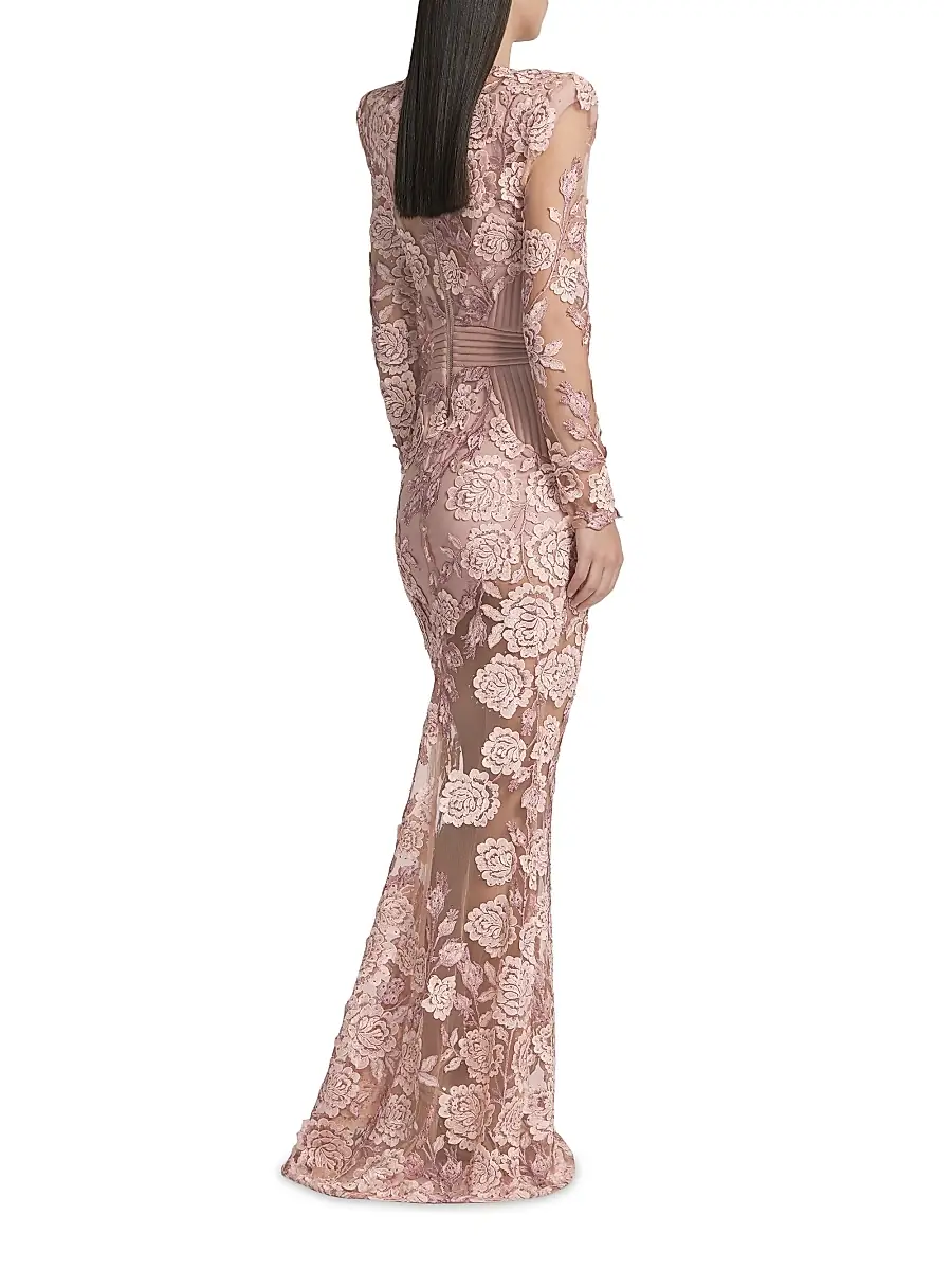 Zhivago Women's The Beginning Floral Lace Gown | Thumbnail 6 Zhivago Women's The Beginning Floral Lace Gown | Thumbnail 6