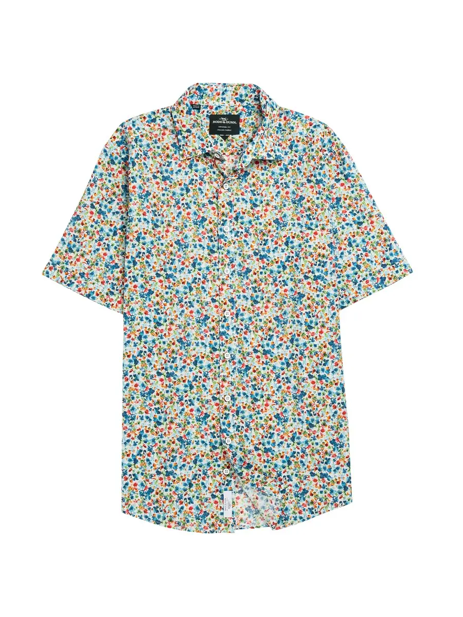Rodd & Gunn Men's The Forks Floral Cotton Shirt | Thumbnail 5 Rodd & Gunn Men's The Forks Floral Cotton Shirt | Thumbnail 5