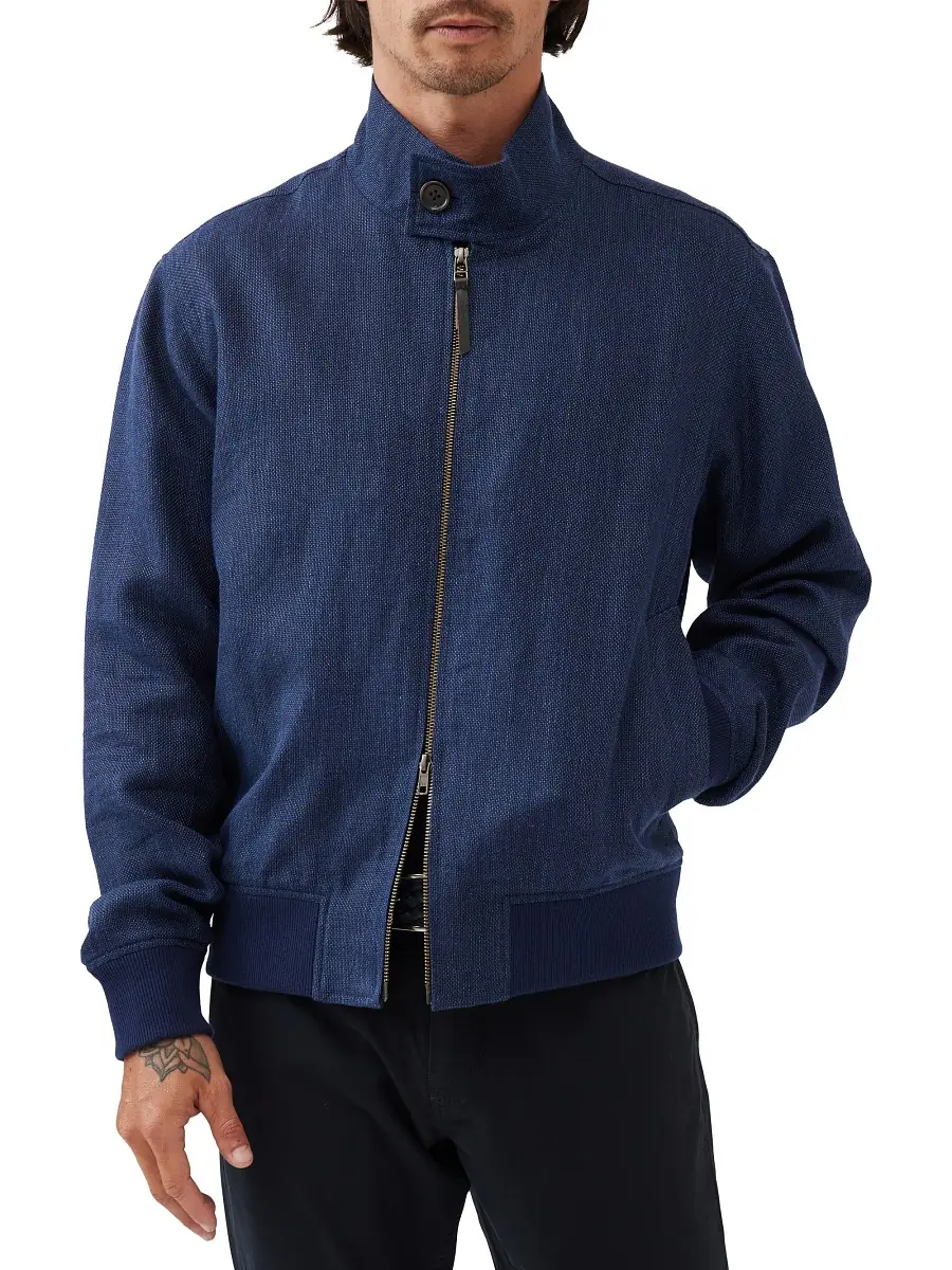 Rodd & Gunn Men's The Cascades Linen & Wool-Blend Bomber Jacket | Thumbnail 2 Rodd & Gunn Men's The Cascades Linen & Wool-Blend Bomber Jacket | Thumbnail 2