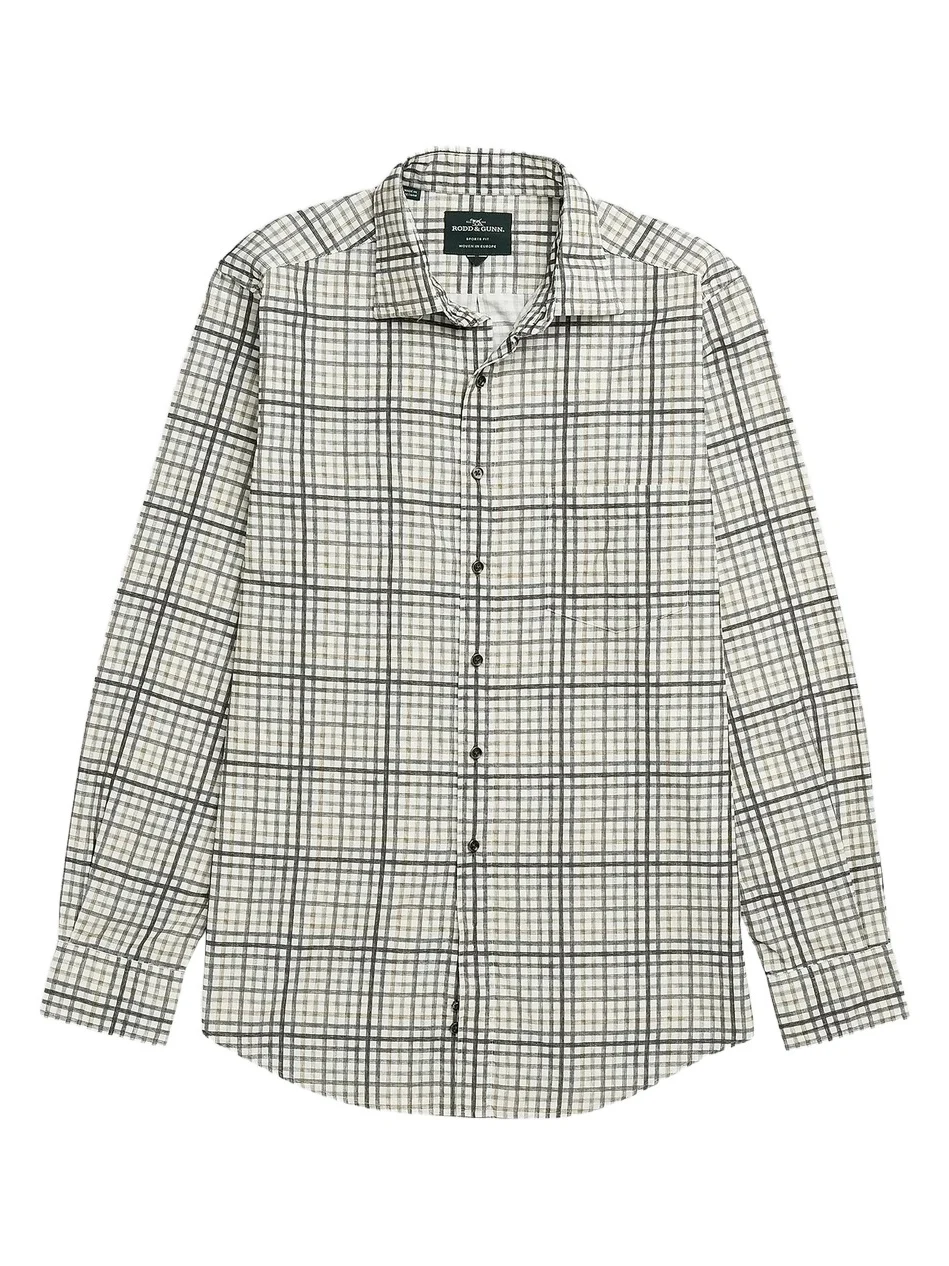 Men's Brookdale Check Cotton Button-Front Shirt Men's Brookdale Check Cotton Button-Front Shirt
