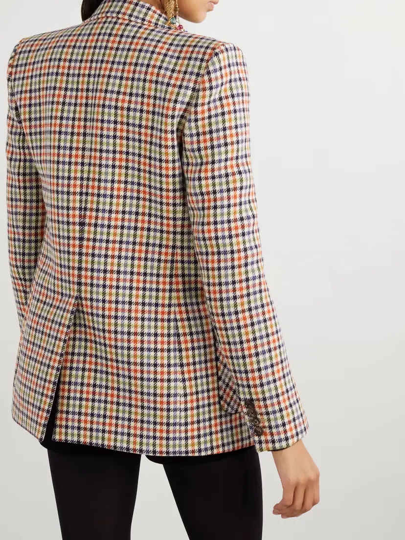 Chloé Checked Wool-blend Blazer | Thumbnail 4