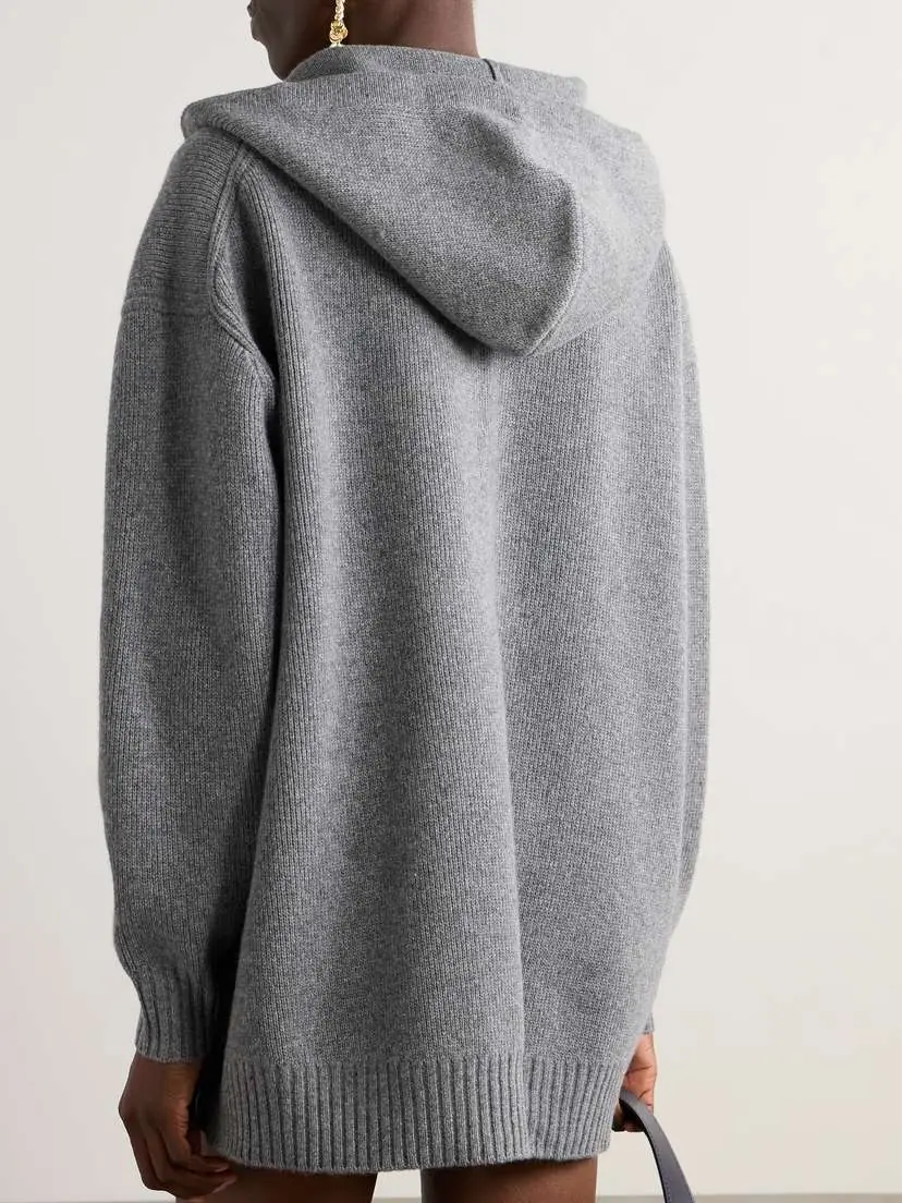 Chloé Oversized Wool And Cashmere-blend Cardigan | Thumbnail 3