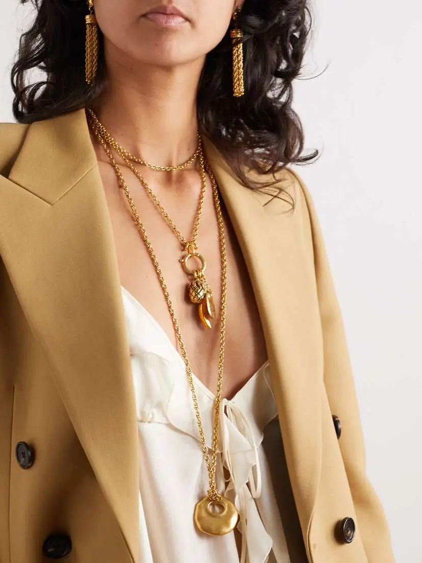 Chloé Eclectic Gold-tone Necklace | Thumbnail 5 Chloé Eclectic Gold-tone Necklace | Thumbnail 5