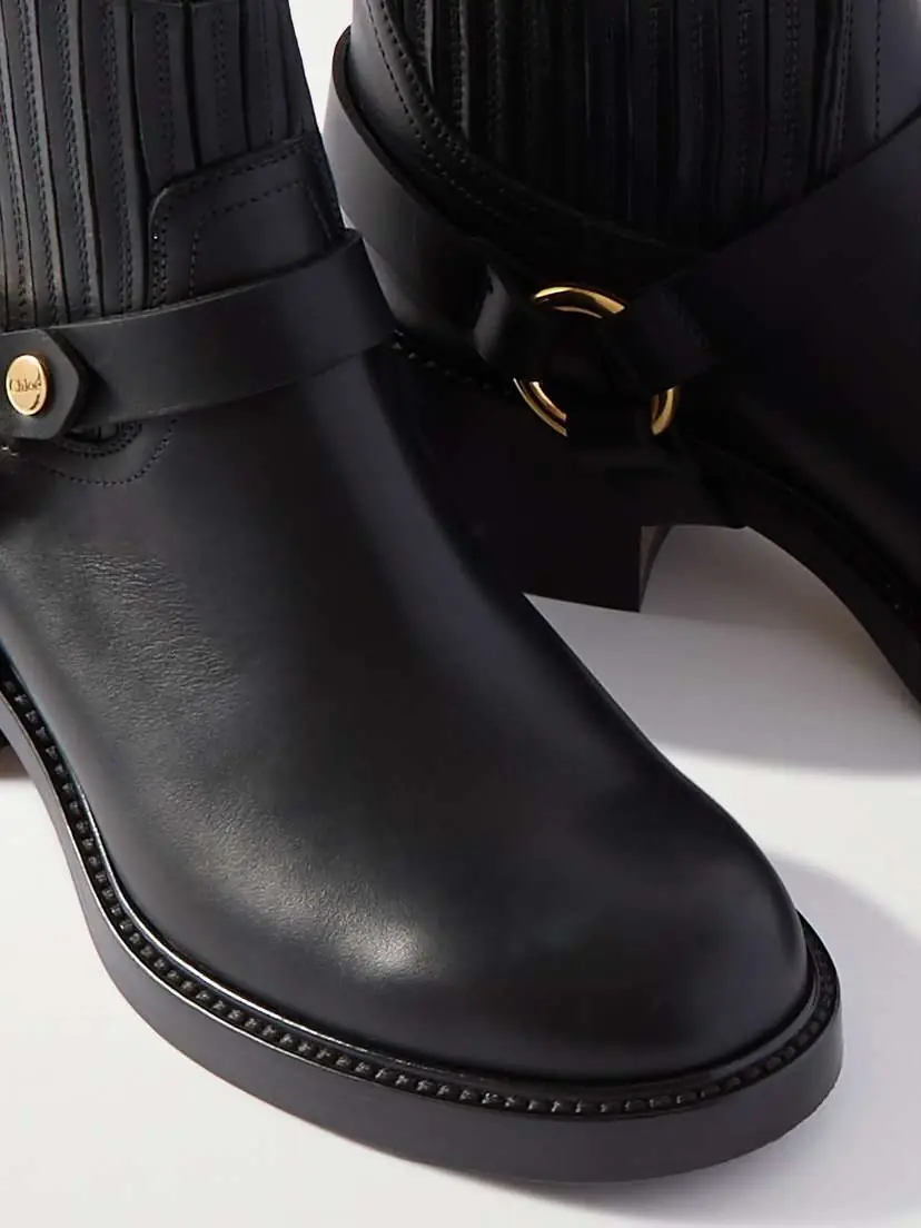 Chloé Dakota Embellished Leather Ankle Boots | Thumbnail 4