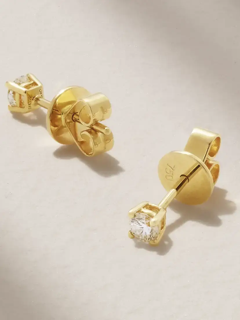 Anita Ko 18-karat Gold Diamond Earrings | Thumbnail 3 Anita Ko 18-karat Gold Diamond Earrings | Thumbnail 3