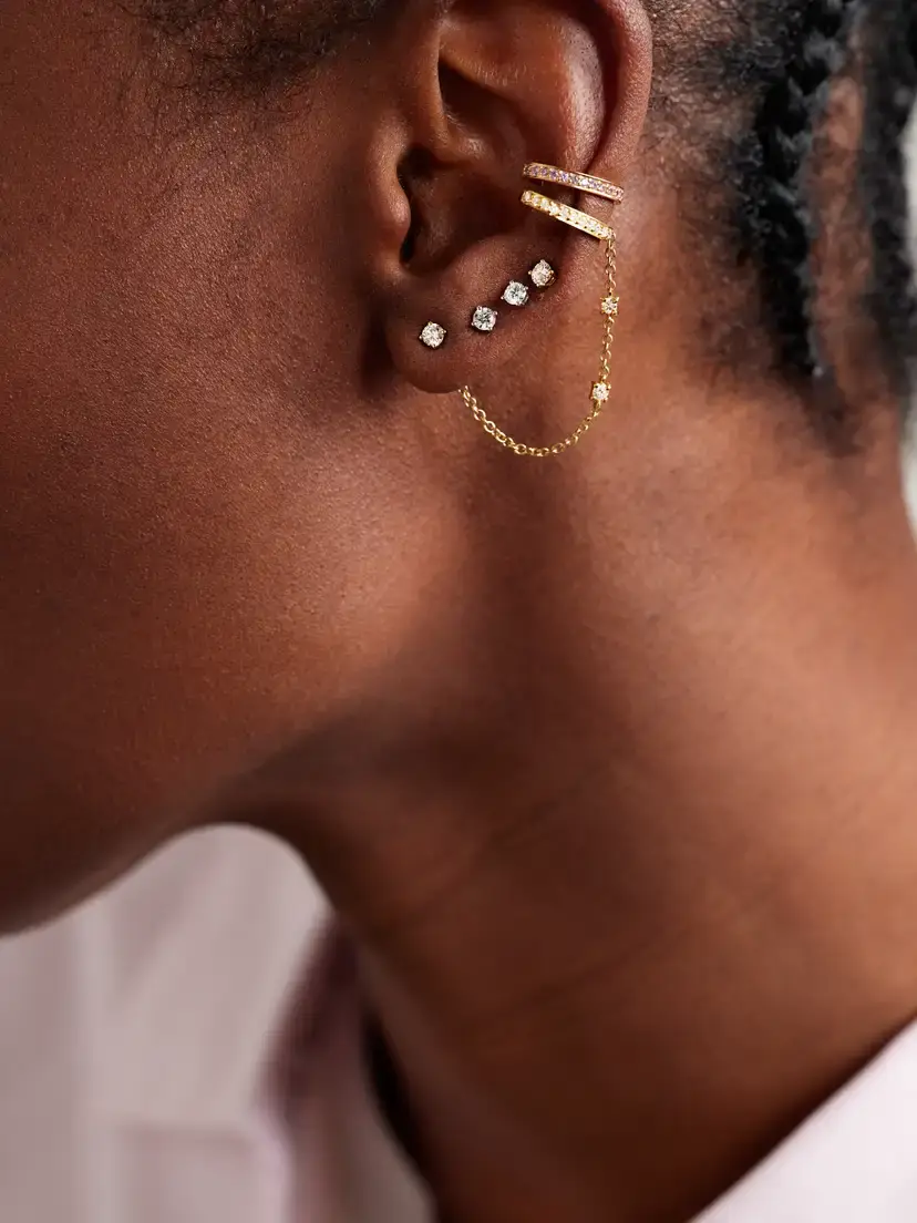 Anita Ko 18-karat Gold Diamond Earrings | Thumbnail 4 Anita Ko 18-karat Gold Diamond Earrings | Thumbnail 4