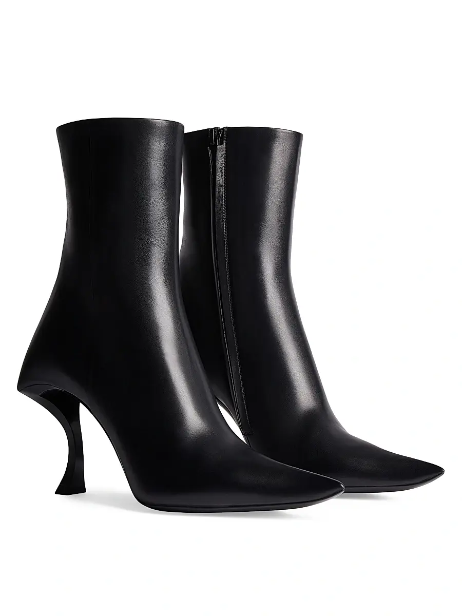Balenciaga Women's Hourglass 100MM Booties - Black | Thumbnail 2 Balenciaga Women's Hourglass 100MM Booties - Black | Thumbnail 2