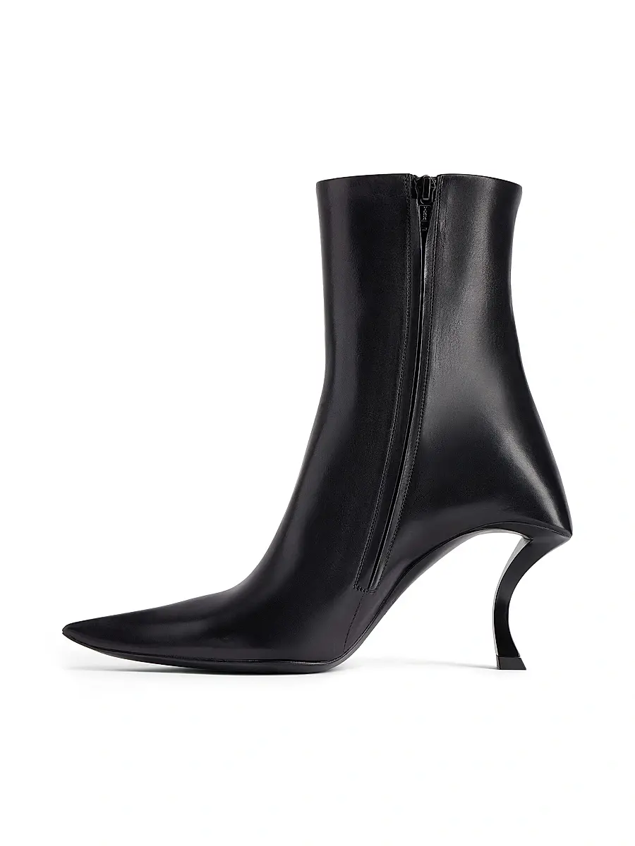 Balenciaga Women's Hourglass 100MM Booties - Black | Thumbnail 5 Balenciaga Women's Hourglass 100MM Booties - Black | Thumbnail 5