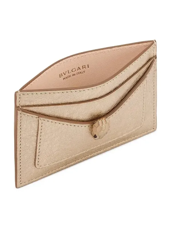 BVLGARI Women's Serpenti Forever Leather Card Holder