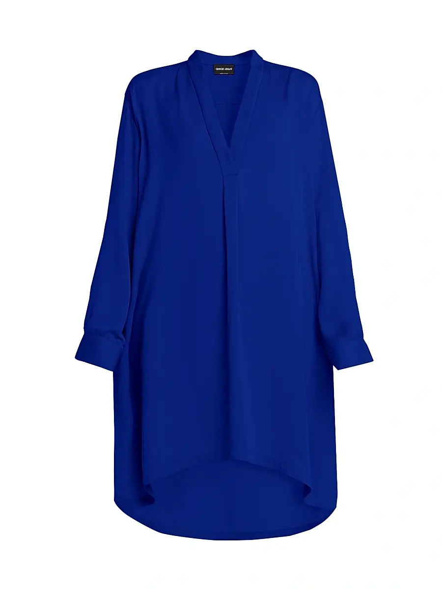 Giorgio Armani Women's Silk Georgette Tunic Blouse