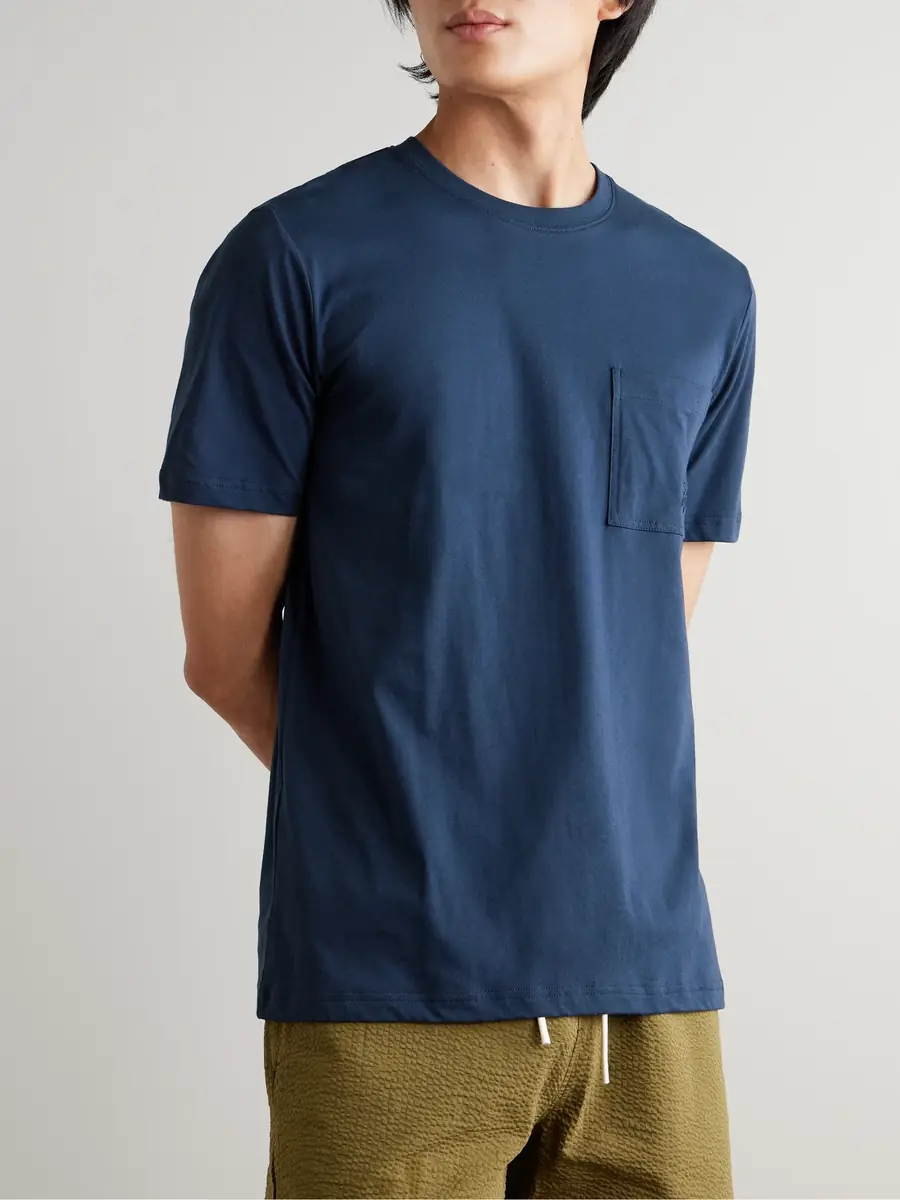 Vilebrequin Titan Slim-Fit Logo-Embroidered Cotton-Jersey T-Shirt - Men | Thumbnail 3 Vilebrequin Titan Slim-Fit Logo-Embroidered Cotton-Jersey T-Shirt - Men | Thumbnail 3