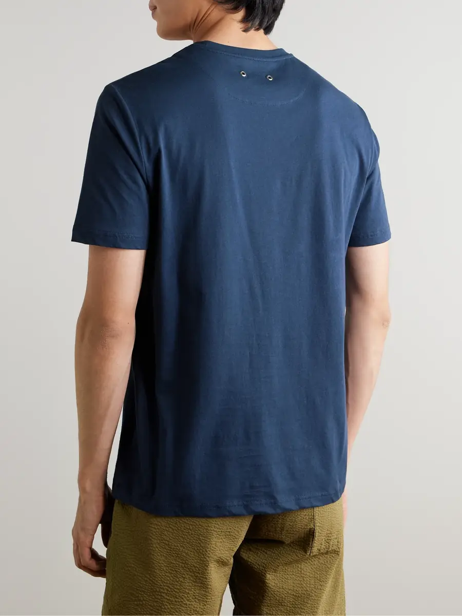 Vilebrequin Titan Slim-Fit Logo-Embroidered Cotton-Jersey T-Shirt - Men | Thumbnail 4 Vilebrequin Titan Slim-Fit Logo-Embroidered Cotton-Jersey T-Shirt - Men | Thumbnail 4