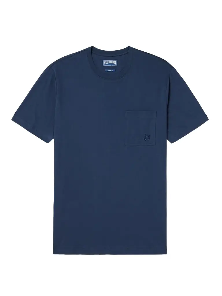Vilebrequin Titan Slim-Fit Logo-Embroidered Cotton-Jersey T-Shirt - Men