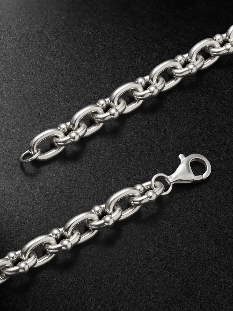 Greg Yuna Sterling Silver Chain Necklace - Men | Thumbnail 3