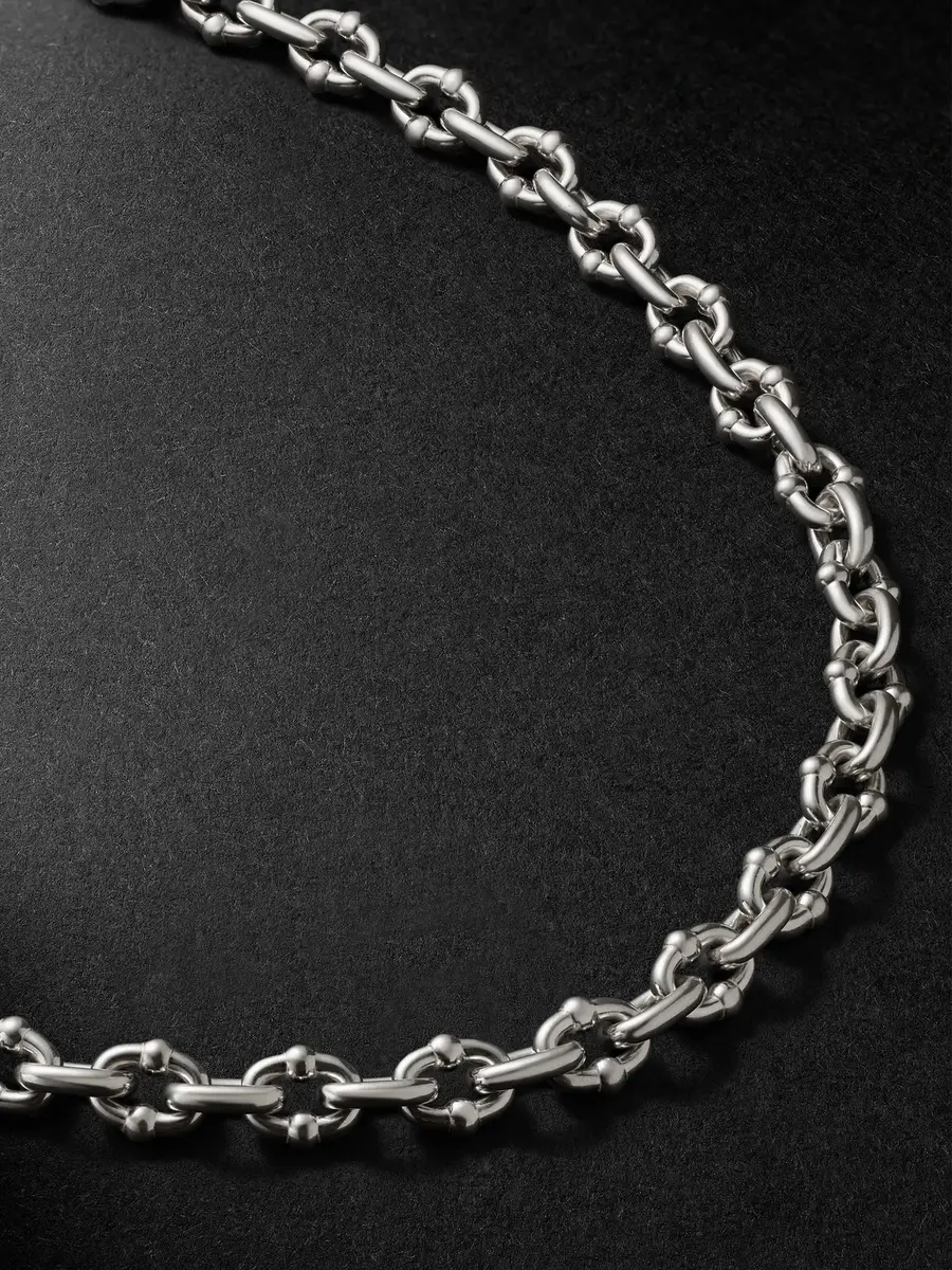 Greg Yuna Sterling Silver Chain Necklace - Men | Image 1 Greg Yuna Sterling Silver Chain Necklace - Men | Image 1