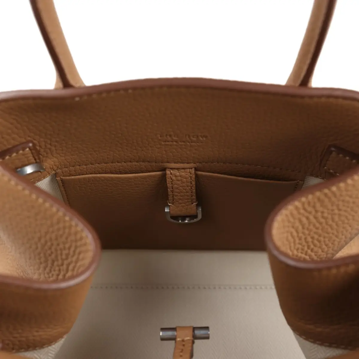 The Row The Row Soft Margaux 10 Bag Sandpit Calfskin Silver Hardware | Thumbnail 10 The Row The Row Soft Margaux 10 Bag Sandpit Calfskin Silver Hardware | Thumbnail 10
