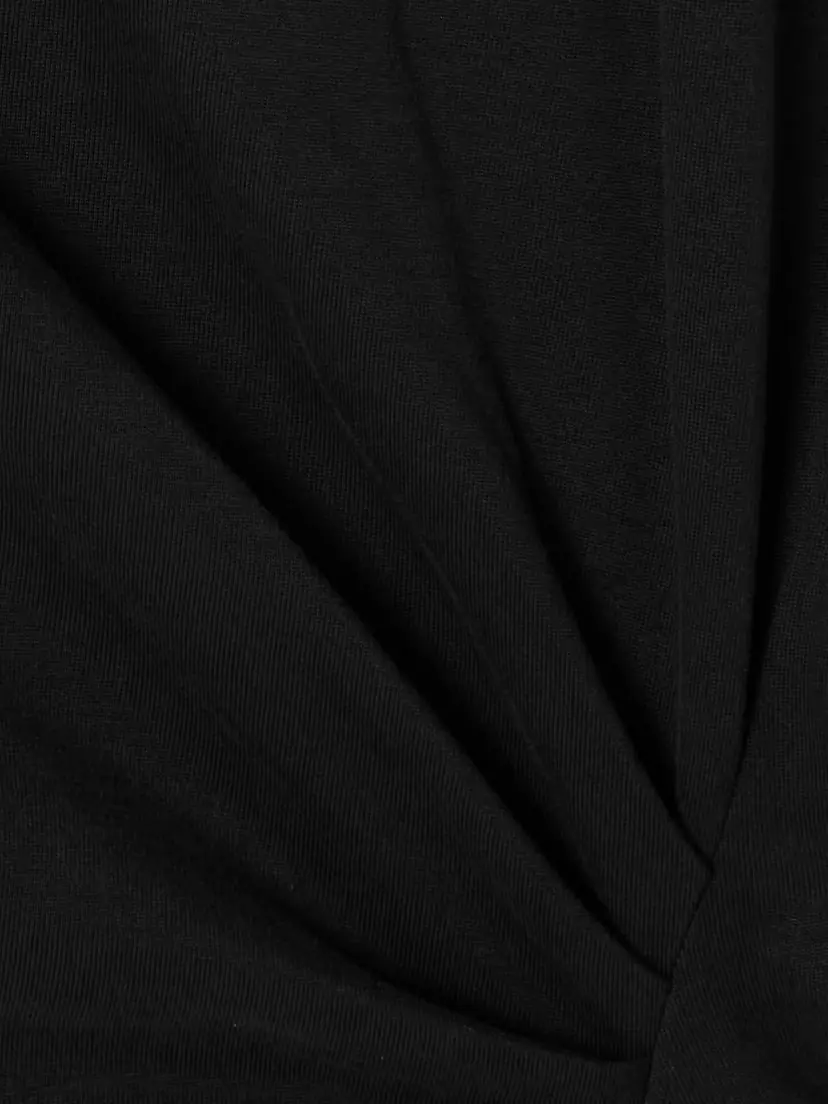 Isabel Marant Nadela Gathered Cotton-jersey Midi Dress | Thumbnail 4 Isabel Marant Nadela Gathered Cotton-jersey Midi Dress | Thumbnail 4