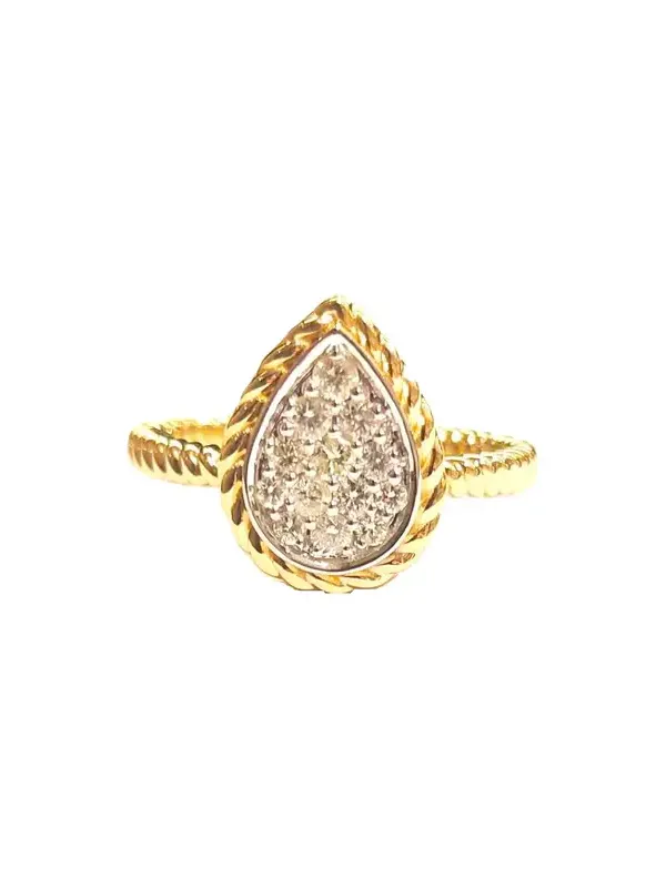0.28ct Diamond 14K Gold Pear Ring 0.28ct Diamond 14K Gold Pear Ring