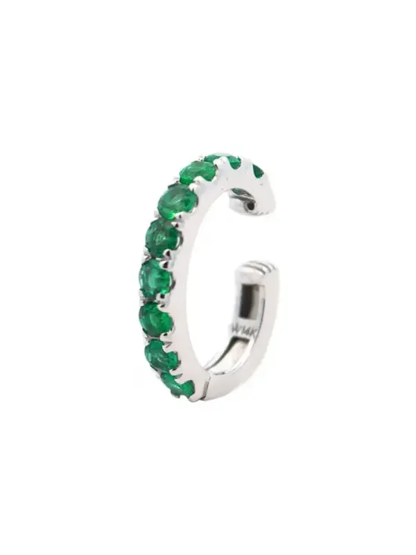 0.28ct Emerald 18K Gold Ear Cuff 0.28ct Emerald 18K Gold Ear Cuff