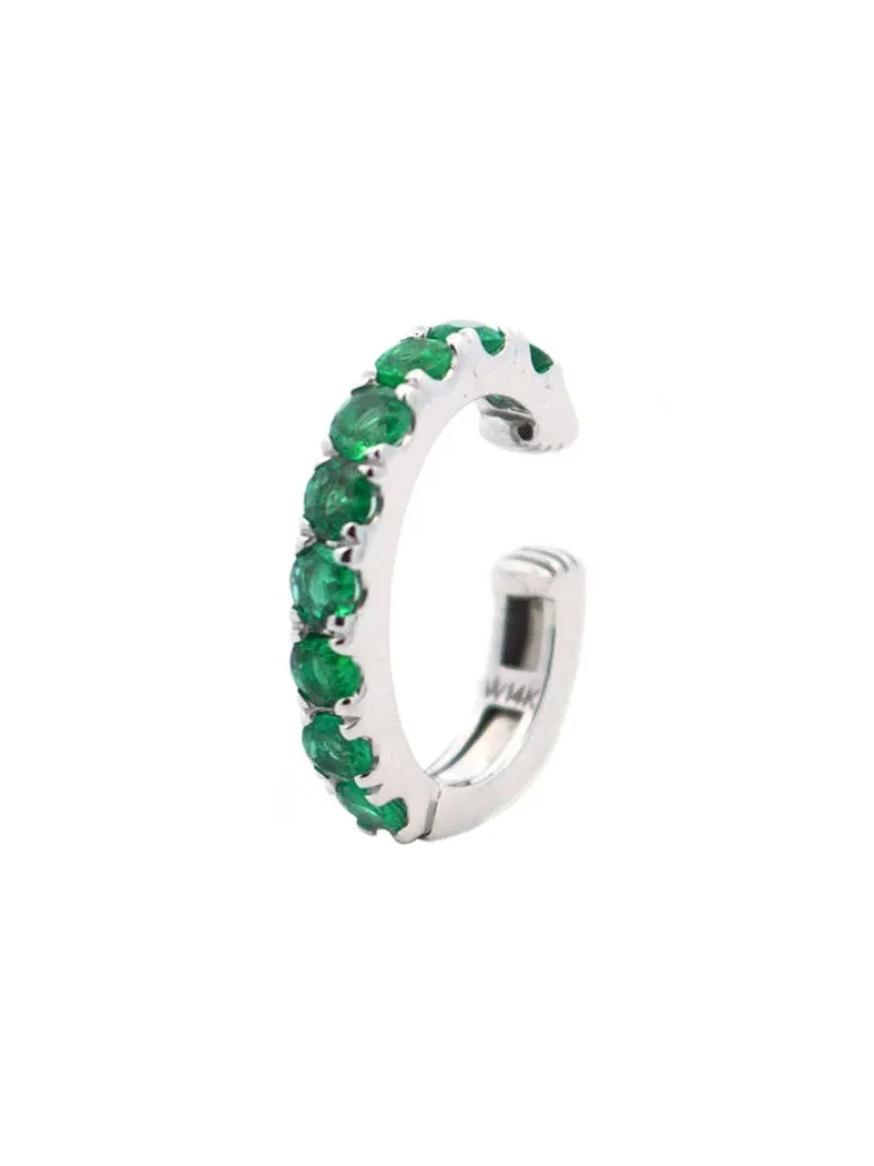 0.28ct Emerald 18K Gold Ear Cuff 0.28ct Emerald 18K Gold Ear Cuff