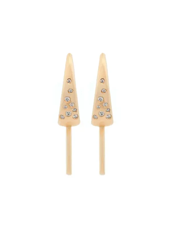 0.29ct Diamond 14K Gold Statement Earrings 0.29ct Diamond 14K Gold Statement Earrings