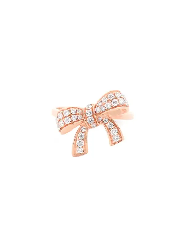 0.35ct Diamond 18K Gold Bow Ring 0.35ct Diamond 18K Gold Bow Ring