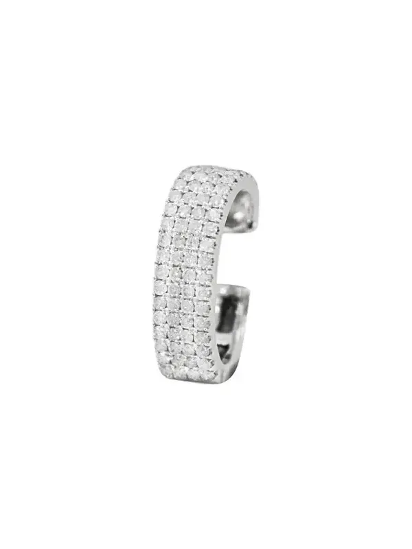 0.35ct Diamond 18K Gold Multi Row Pave Ear Cuff 0.35ct Diamond 18K Gold Multi Row Pave Ear Cuff