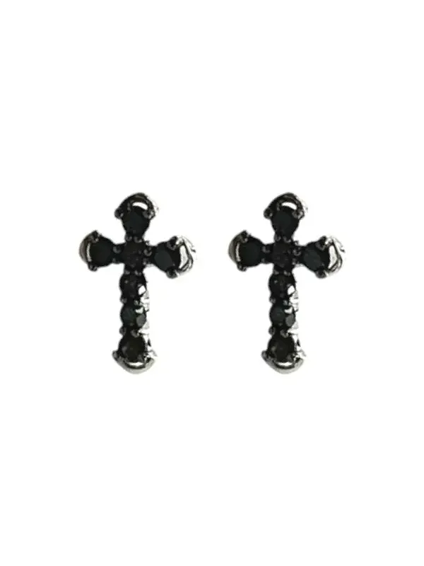0.360ct Black Diamond 18K Gold Earrings