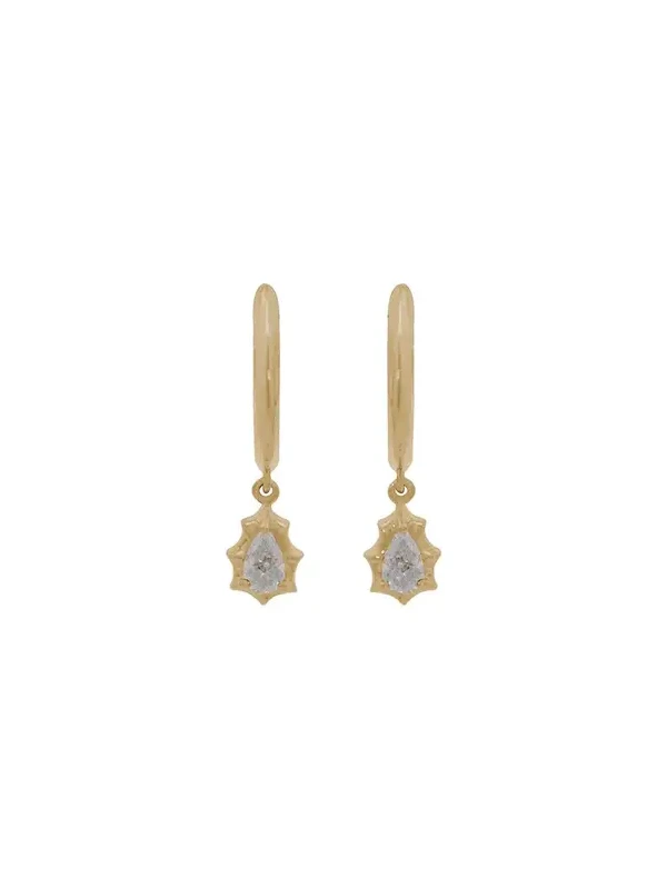 0.36ct Diamond 14K Gold Dangle Drop Earrings 0.36ct Diamond 14K Gold Dangle Drop Earrings